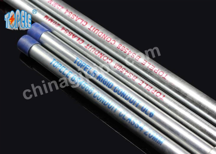 GI Conduit Pipes Dengan Kabel Kabel