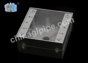 Box Outlet Weatherproof Box 2-Gang Outdoor Rectangular Deep Outlets Box UL Certified