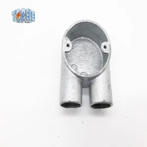 Cawangan dua hala (U)-besi Malleable